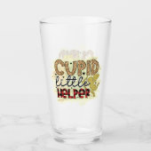 Trendy Cupid Valentinstag Glas (Vorderseite)