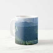 Trendy Custom Clingmans Dome Smoky Mountain Foto Kaffeetasse (Vorderseite Links)