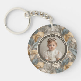 Trendy custom souvenir Floral Calla Lilies Schlüsselanhänger