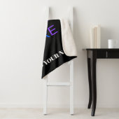 Trendy Customizable Personalisiert Branding Black Sherpadecke (Beispiel)