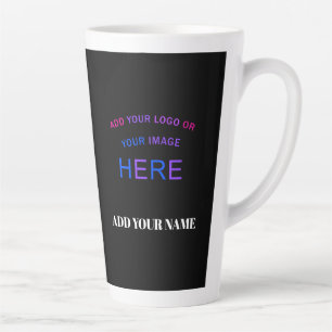 Trendy Customizable Personalisierte Markenlogos Milchtasse