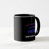 Trendy Customizable Personalisierte Markenlogos Tasse (VorderseiteRechts)
