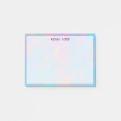 Trendy Cute Pastel Abstract Custom Post-it Klebezettel (Vorderseite)