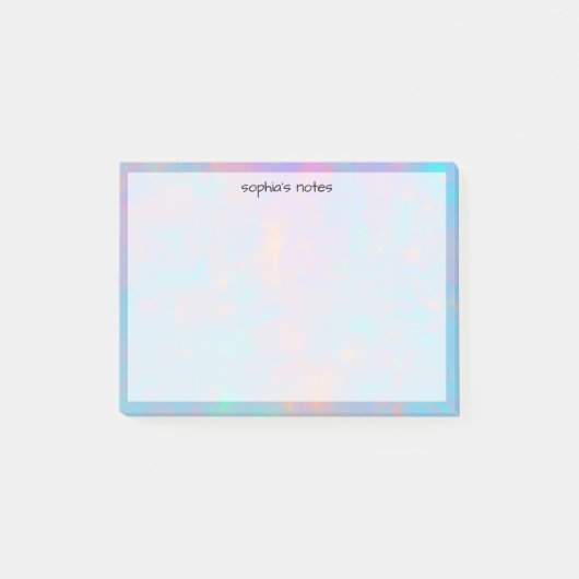 Trendy Cute Pastel Abstract Custom Post-it Klebezettel (Vorderseite)