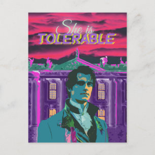 Trendy Cyberpunk Sie ist tolerierbar Mr. Darcy Postkarte
