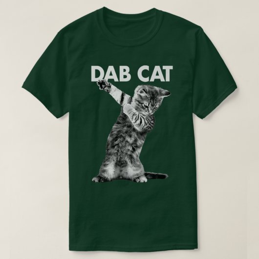 Trendy Dab Cat Kitten Graphic T-Shirt (Design vorne)