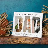 Trendy DAD Custom Photo Collage Fotoplatte (Seite)