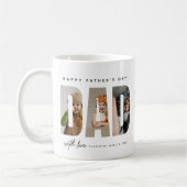 Trendy DAD Custom Photo Collage Kaffeetasse (Links)