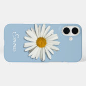 Trendy Daisy Blume Blossom - Blauer Mode Case-Mate iPhone Hülle (Rückseite (Horizontal))
