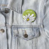 Trendy Daisy Floral Illustration - Limon und gelb Button (Beispiel)