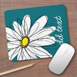 Trendy Daisy mit Blau und Gelb Mousepad<br><div class="desc">Ein Zen-und skurrile,  Hipster-Kunstwerk. Sie können einen Namen,  ein Monogramm oder einen anderen benutzerdefinierten Text hinzufügen. Wenn Sie die Kunst verschieben möchten,  klicken Sie auf die Schaltfläche Anpassen,  um Änderungen vorzunehmen.</div>