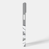 Trendy Daisy mit grau und gelb Case-Mate iPhone Hülle (Rückseite / Rechts)