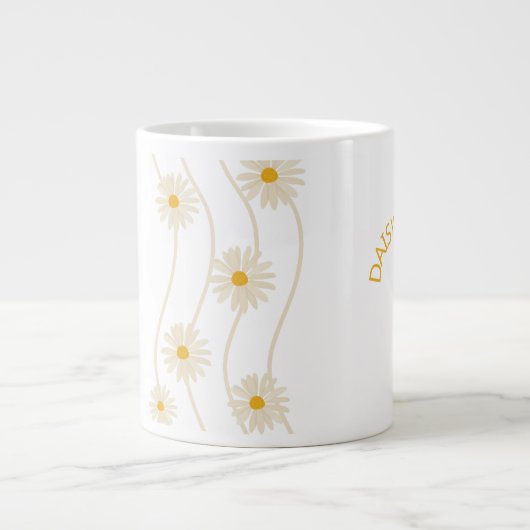 Trendy Daisy Mug Jumbo-Tasse (Vorderseite)