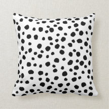 Trendy Dalmatiner Dots Black and White Spots