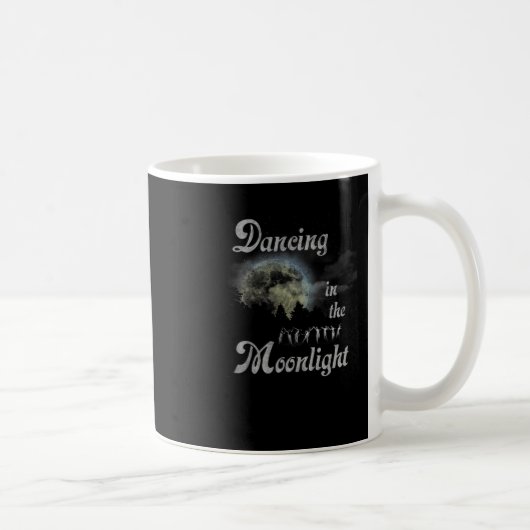 Trendy Dancing im Mondschein Kaffeetasse (Rechts)