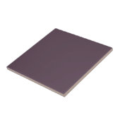 Trendy Dark Dusky Violet - Keramik Tile Fliese (Seite)