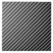 Trendy Dark Gray Imitats Strip Keramik Tile Fliese (Vorderseite)