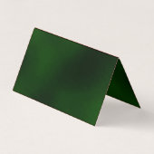 Trendy Dark Green Futuristic Modern Visitenkarten (Rückseite)
