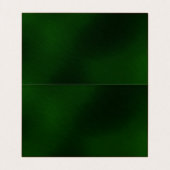 Trendy Dark Green Futuristic Modern Visitenkarten (Innenseite Aufgefaltet)