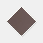 Trendy Dark Mocha Brown - Napkins Serviette (Ecke)