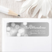 Trendy Dark Silver Funkelnd Bokeh Glitzer Abstrakt (Insitu)