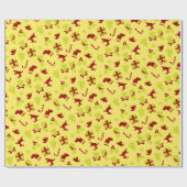 Trendy Decorative Artistic Romantischer Kindergebu Geschenkpapier (Flach)