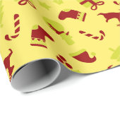Trendy Decorative Artistic Romantischer Kindergebu Geschenkpapier (Rolleneckpunkt)