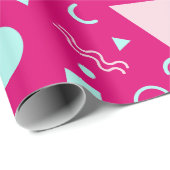 Trendy Decorative Monogram Liebe Bachelor Party Geschenkpapier (Rolleneckpunkt)