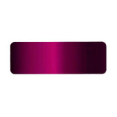 Trendy Deep Fushsia Gradiant Solid Lable (Vorne)