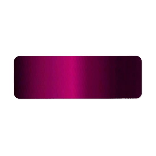 Trendy Deep Fushsia Gradiant Solid Lable (Vorne)