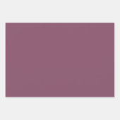 Trendy Deep Plum - Wrapping Paper Sheets Set Geschenkpapier Set (Vorderseite 3)