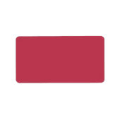 Trendy Deep Raspberry Red - Adressmarken Adressaufkleber (Vorne)