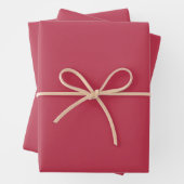 Trendy Deep Raspberry Red - Packpapier Blätter (Beispiel)