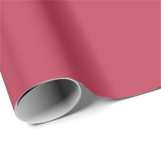 Trendy Deep Raspberry Red - Wrapping Paper Roll Geschenkpapier (Rolleneckpunkt)