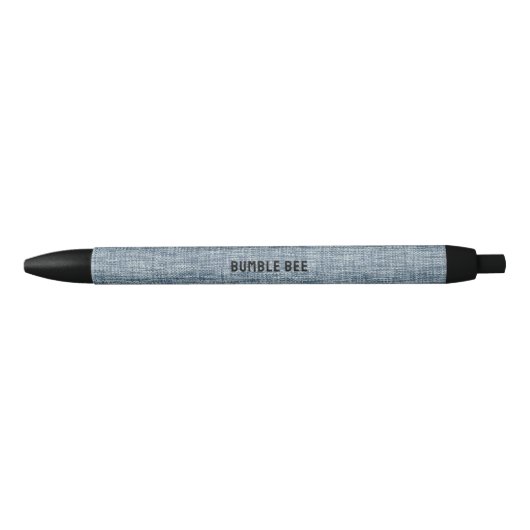 Trendy Denim Blue Jeans Pen für den Alltag Kugelschreiber (Vorderseite)