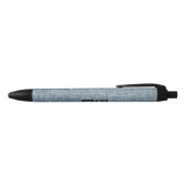 Trendy Denim Blue Jeans Pen für den Alltag Kugelschreiber (Oberseite)