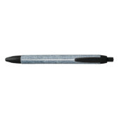 Trendy Denim Blue Jeans Pen für den Alltag Kugelschreiber (Rückseite)