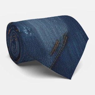 Trendy Denim Style Neck Tie Krawatte
