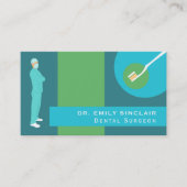 Trendy Dentist Design, Zahntechnik, Zahnarzt Visitenkarte (Vorderseite)