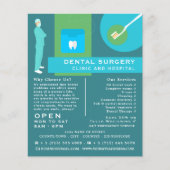 Trendy Dentist Design, Zahntechnik, Zahnarztwerbun Flyer (Vorne)