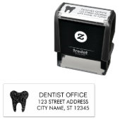 Trendy Dentist Office-Rücksendeadresse Permastempel (Beispiel)