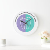 Trendy Dentist Office Warte Zimmeruhren Große Wanduhr (Zuhause)