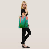 Trendy Desert Succulent Green Agave Tasche (Am Model)
