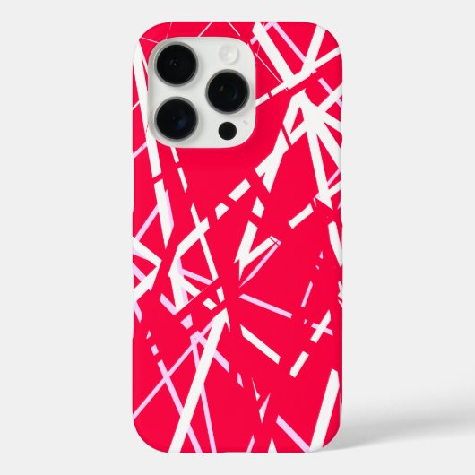 Trendy Design auf rotem Hintergrund Case-Mate iPhone Hülle (Rückseite)