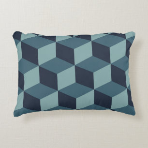 Trendy Design Vintage abstrakte Blockgeometrie Dekokissen