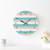 Trendy Designer Kitchen Wall Clocks Große Wanduhr (Zuhause)