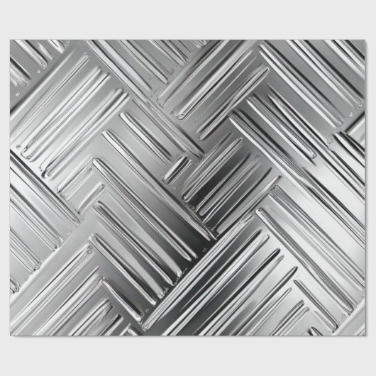 Trendy Diamond Textur Wrapping Papier Geschenkpapier (Flach)