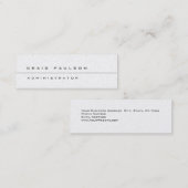 Trendy Different Slim Stilvoll modern Mini Visitenkarte (Vorne/Hinten)