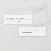 Trendy Different Slim Stilvoll modern Mini Visitenkarte (Vorne/Hinten)