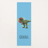 Trendy Dinosaur Personalisiert Yogamatte (Vorderseite)